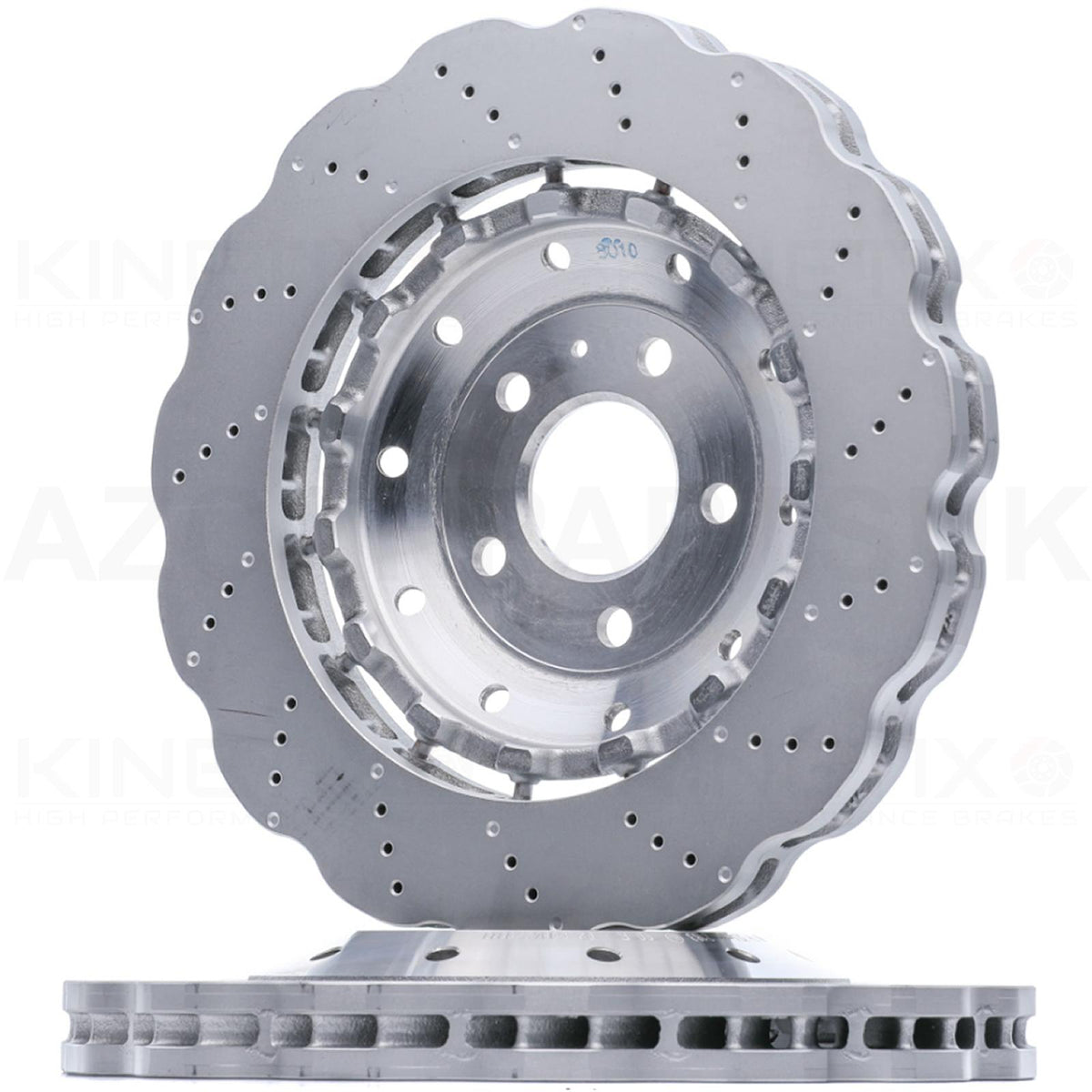 FOR AUDI R8 WAVEY Bi-METALLIC TWO PIECE FRONT REAR BRAKE DISCS 365mm 356mm 4S0615301B 4S0615601B FR/RR