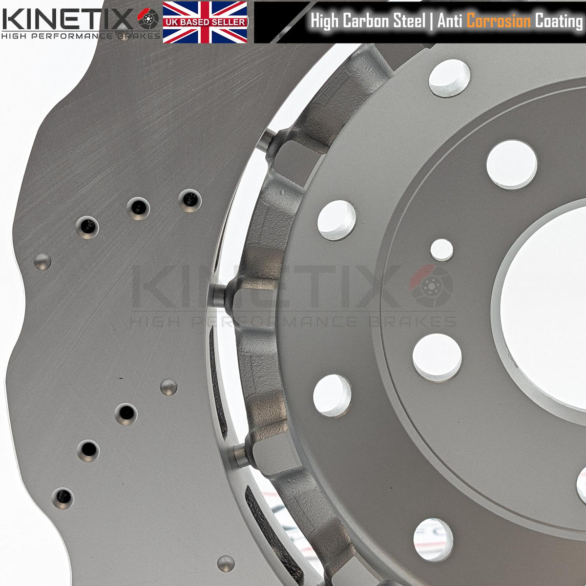 FOR AUDI RS4 RS5 R8 WAVED FRONT BRAKE DISCS 365mm X 34mm 4S0615601B/8T0615301