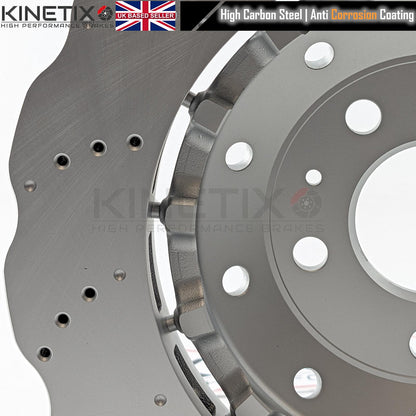 FOR AUDI RS4 RS5 R8 WAVED FRONT BRAKE DISCS 365mm X 34mm 4S0615601B/8T0615301