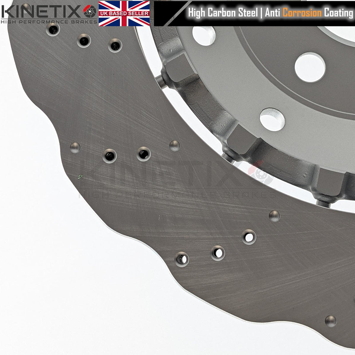 FOR AUDI RS4 RS5 R8 WAVED FRONT BRAKE DISCS 365mm X 34mm 4S0615601B/8T0615301