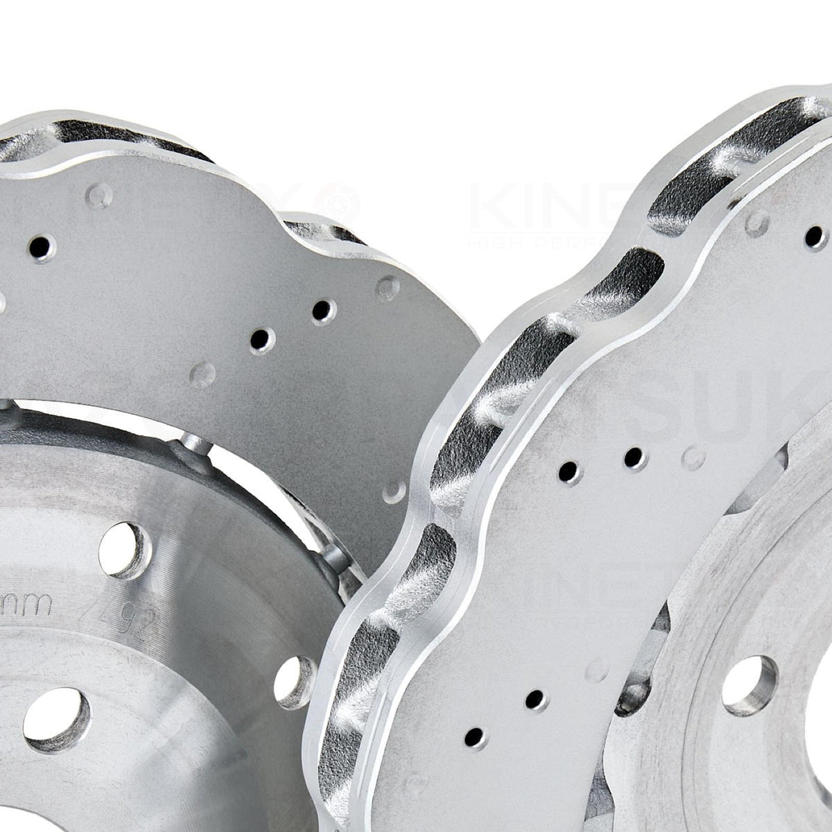 FOR AUDI R8 WAVEY Bi-METALLIC TWO PIECE FRONT REAR BRAKE DISCS 365mm 356mm 4S0615301B 4S0615601B FR/RR