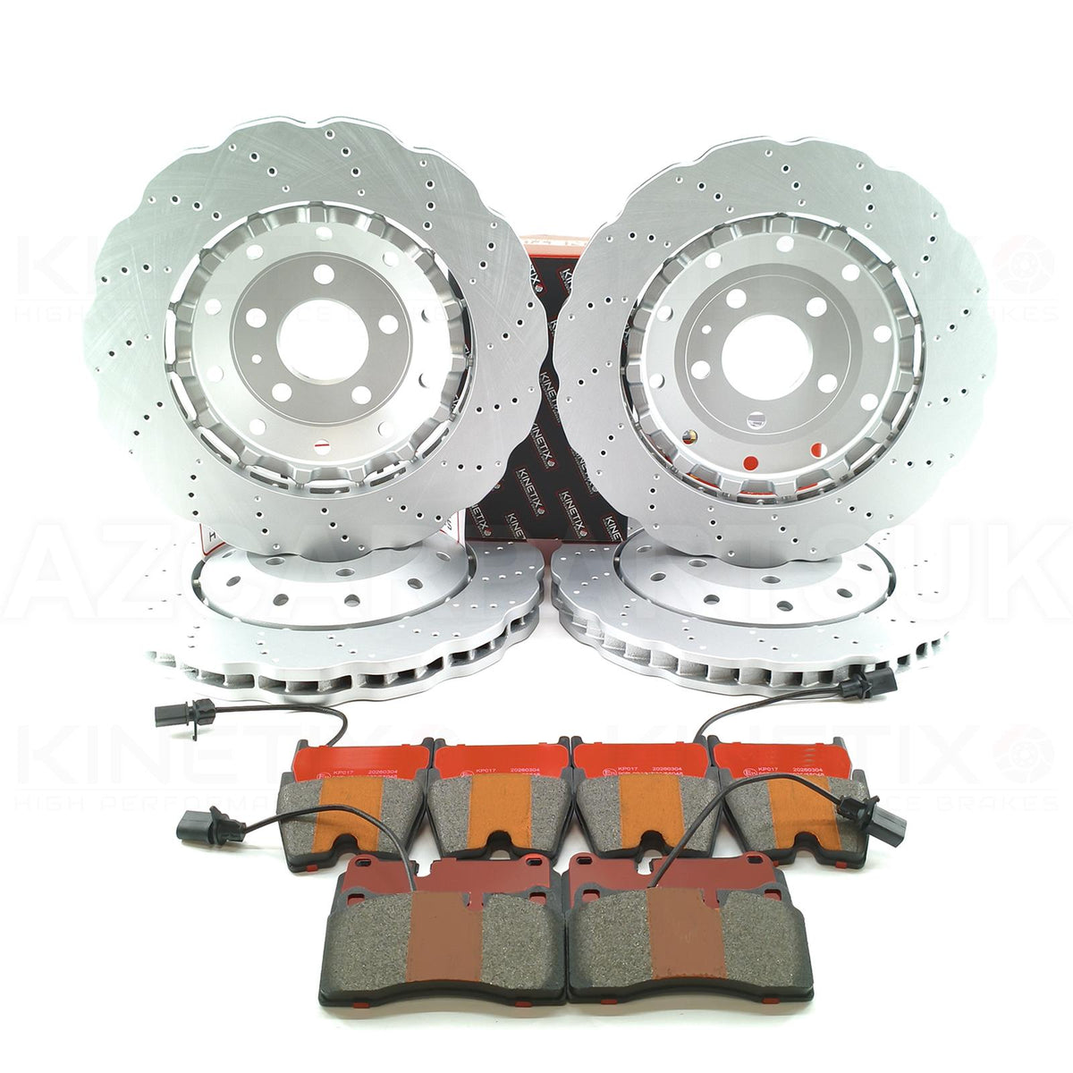 FOR LAMBORGHINI HURACAN LP580 LP560 FRONT REAR BRAKE DISCS PADS 365mm 356mm