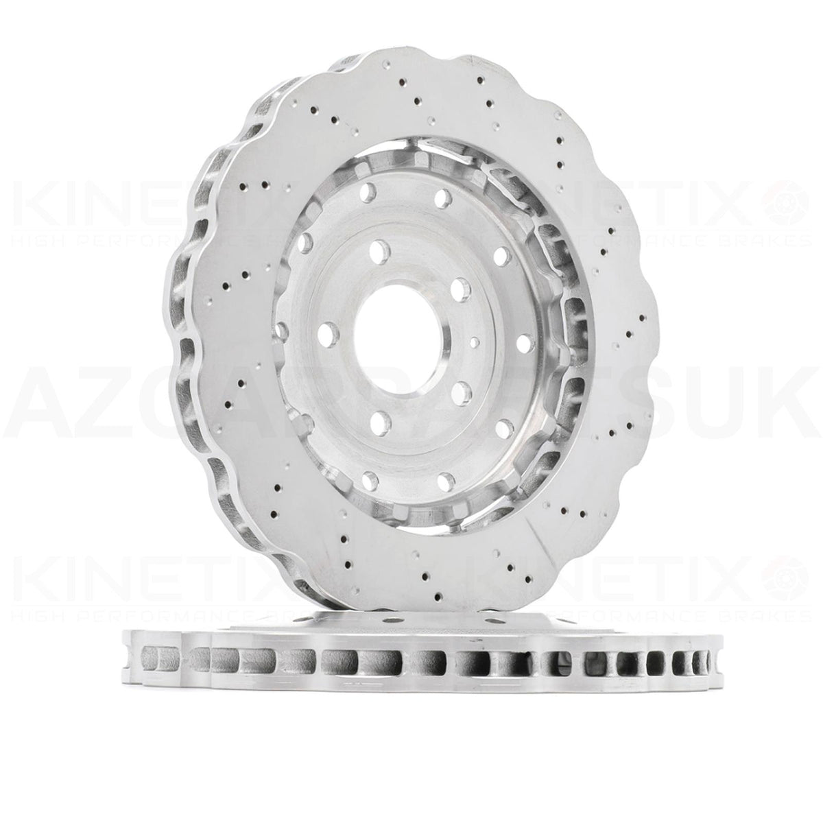 FOR AUDI R8 WAVEY Bi-METALLIC TWO PIECE FRONT REAR BRAKE DISCS 365mm 356mm 4S0615301B 4S0615601B FR/RR