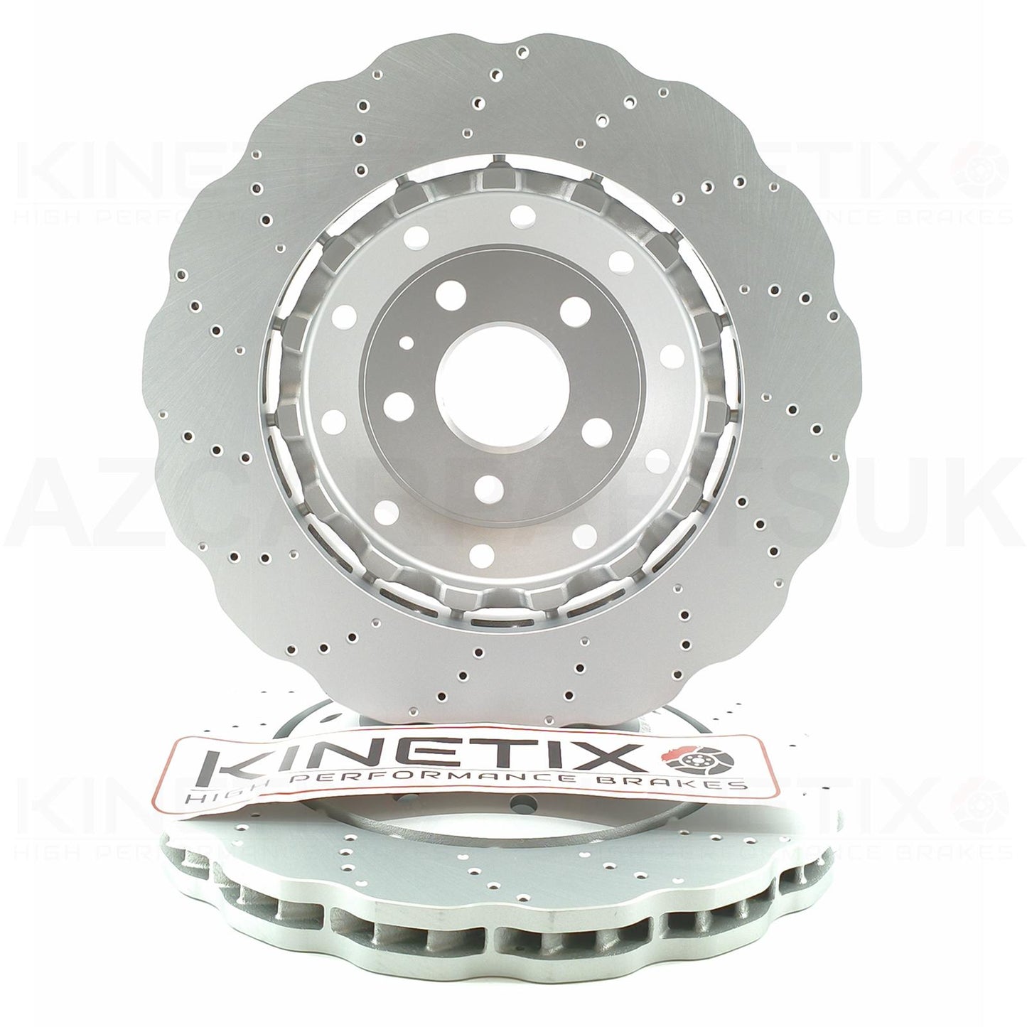 FOR AUDI RSQ3 RS Q3 (2013-2018) WAVEY FRONT BRAKE DISCS BREMBO PADS 8U0615301B / 8U0615301A