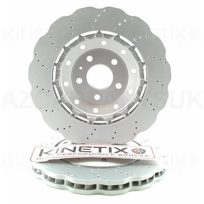 FOR AUDI RSQ3 RS Q3 (2013-2018) CROSS DRILLED FRONT REAR BRAKE DISCS 365mm 310mm