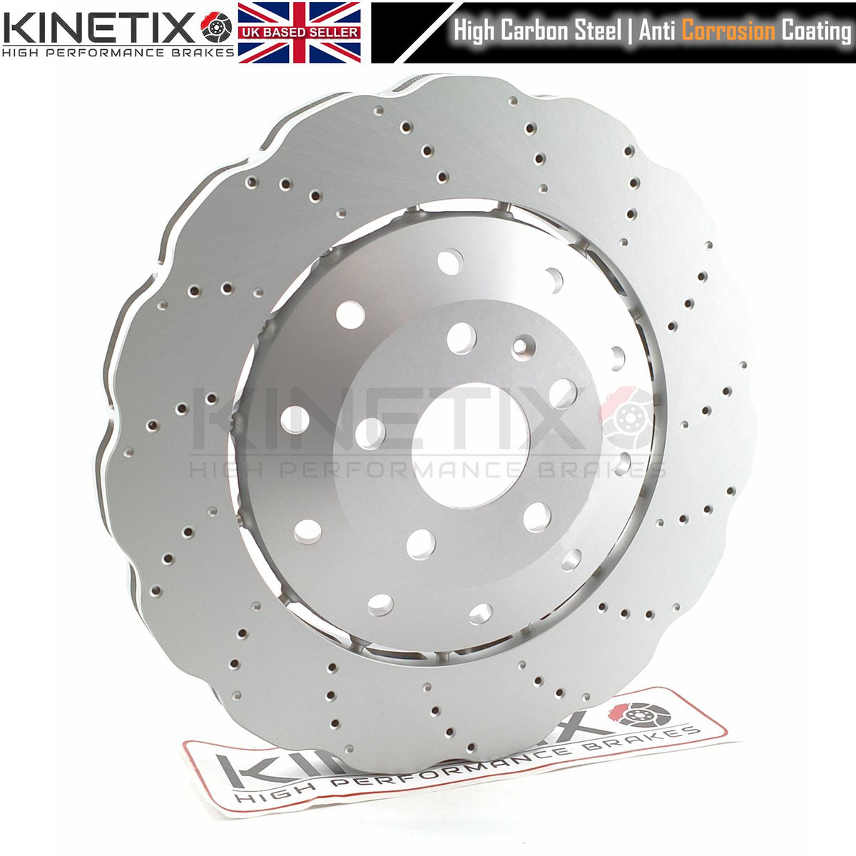 FOR AUDI RSQ3 RS Q3 (2013-2018) WAVEY FRONT BRAKE DISCS BREMBO PADS 8U0615301B / 8U0615301A