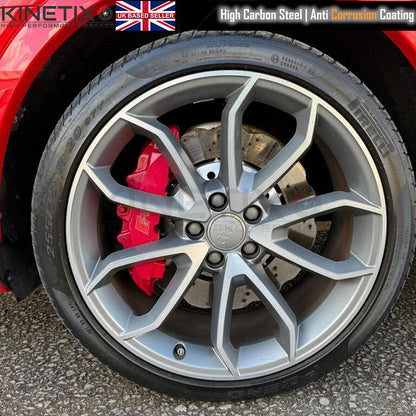 FOR AUDI RSQ3 RS Q3 (2013-2018) WAVEY FRONT BRAKE DISCS BREMBO PADS 8U0615301B / 8U0615301A