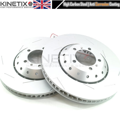 FOR PORSCHE PANAMERA 4.8 Turbo / 4.8 Turbo S / 4.8 GTS 2011-2016 FRONT BRAKE DISCS BREMBO PADS & WEAR WIRE SENSOR LEADS 390mm X 38mm 97035140500 | 97035140600 | 298615301C | 298615302C
