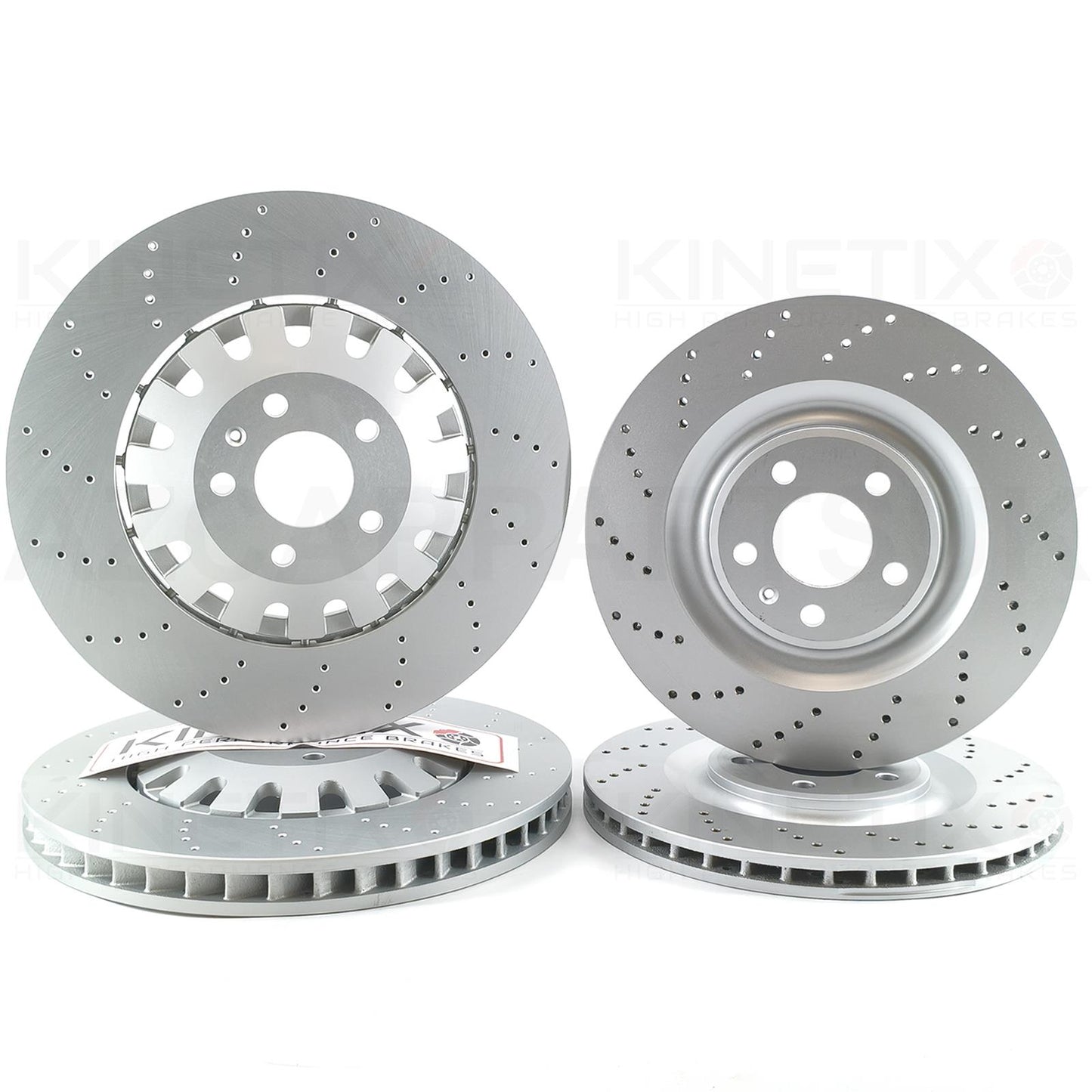 FOR AUDI E-TRON S6 S7 S8 SQ7 SQ8 DRILLED FRONT REAR BRAKE DISCS 400mm 350mm