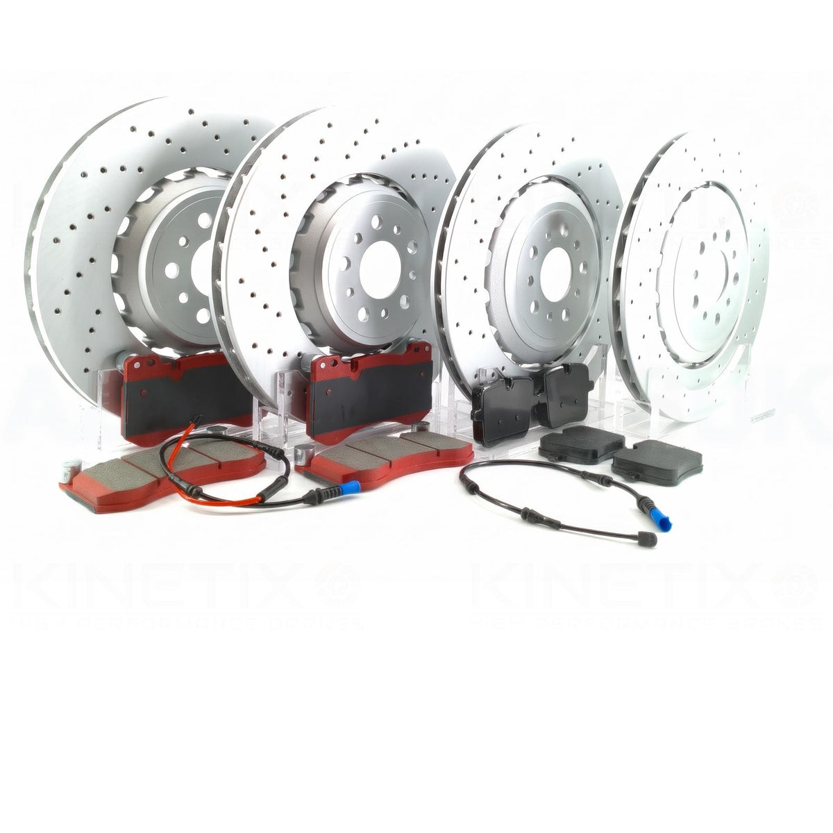 FOR BMW M3 G80 G81 Competition FRONT REAR BRAKE DISCS PADS & WEAR WIRE SENSOR LEADS 380mm 370mm