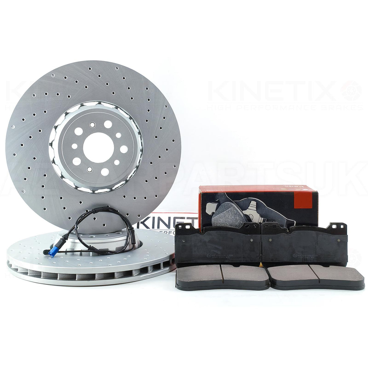 FOR BMW X5M X6M Competition F95 F96 DRILLED FRONT LEFT RIGHT BRAKE DISCS PADS & WEAR WIRE SENSOR LEAD 395mm X 36mm 34 11 8 054 825 | 34 11 8 054 826 | 34118054825 | 34118054826