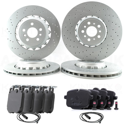 FOR BMW X3M F97 X4M F98 Competition FRONT REAR BRAKE DISCS OEQ+ PADS & WEAR WIRE SENSOR LEADS 395mm 370mm