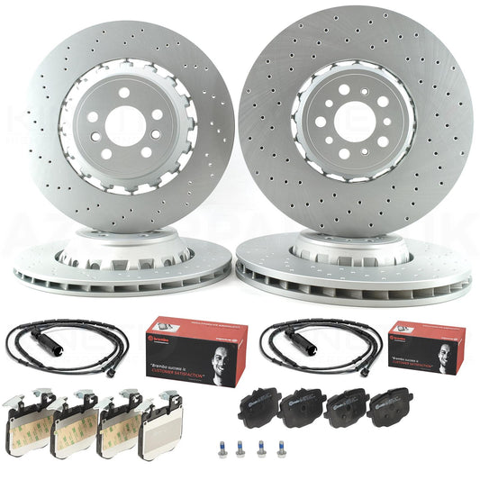 FOR BMW X3M F97 X4M F98 Competition FRONT REAR BRAKE DISCS BREMBO PADS PADS & WEAR WIRE SENSOR LEADS 395mm 370mm