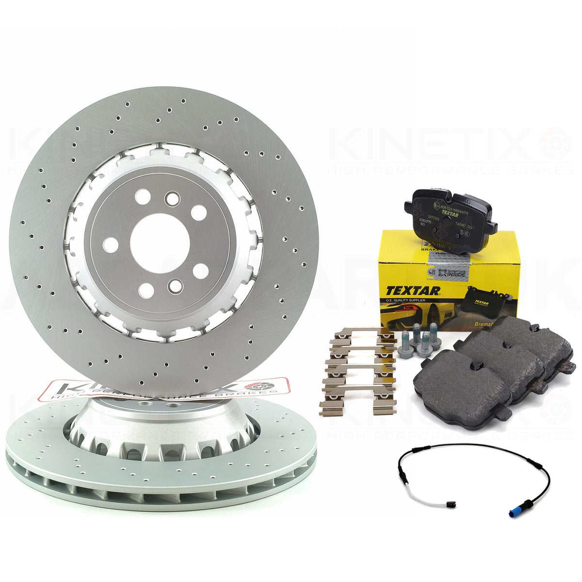 FOR BMW X3M F97 X4M F98 Competition REAR BRAKE DISCS TEXTAR PADS SENSOR 370mm