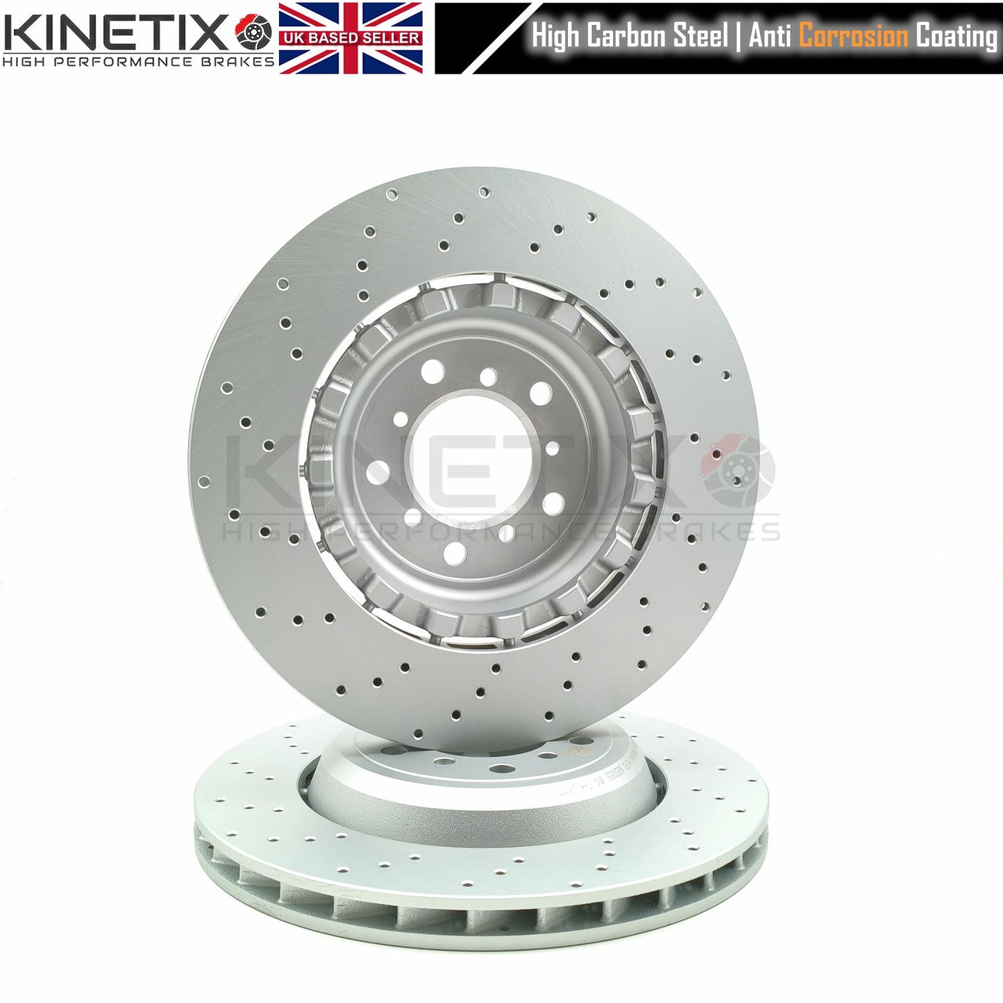 FOR BMW M3 E46 CSL Z4M E85 E86 Z4 M DRILLED FRONT BRAKE DISCS TEXTAR PADS 345mm