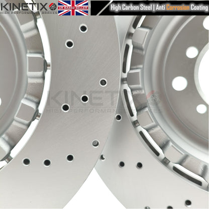 FOR BMW M3 E46 CSL Z4 M E85 E86 FRONT BRAKE DISCS BREMBO PADS 345mm X 28mm
