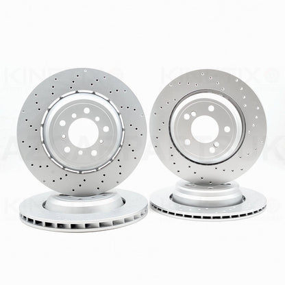 FOR BMW M3 E46 CSL Z4 M E85 E86 FRONT REAR BRAKE DISCS BREMBO PADS 345mm 328mm