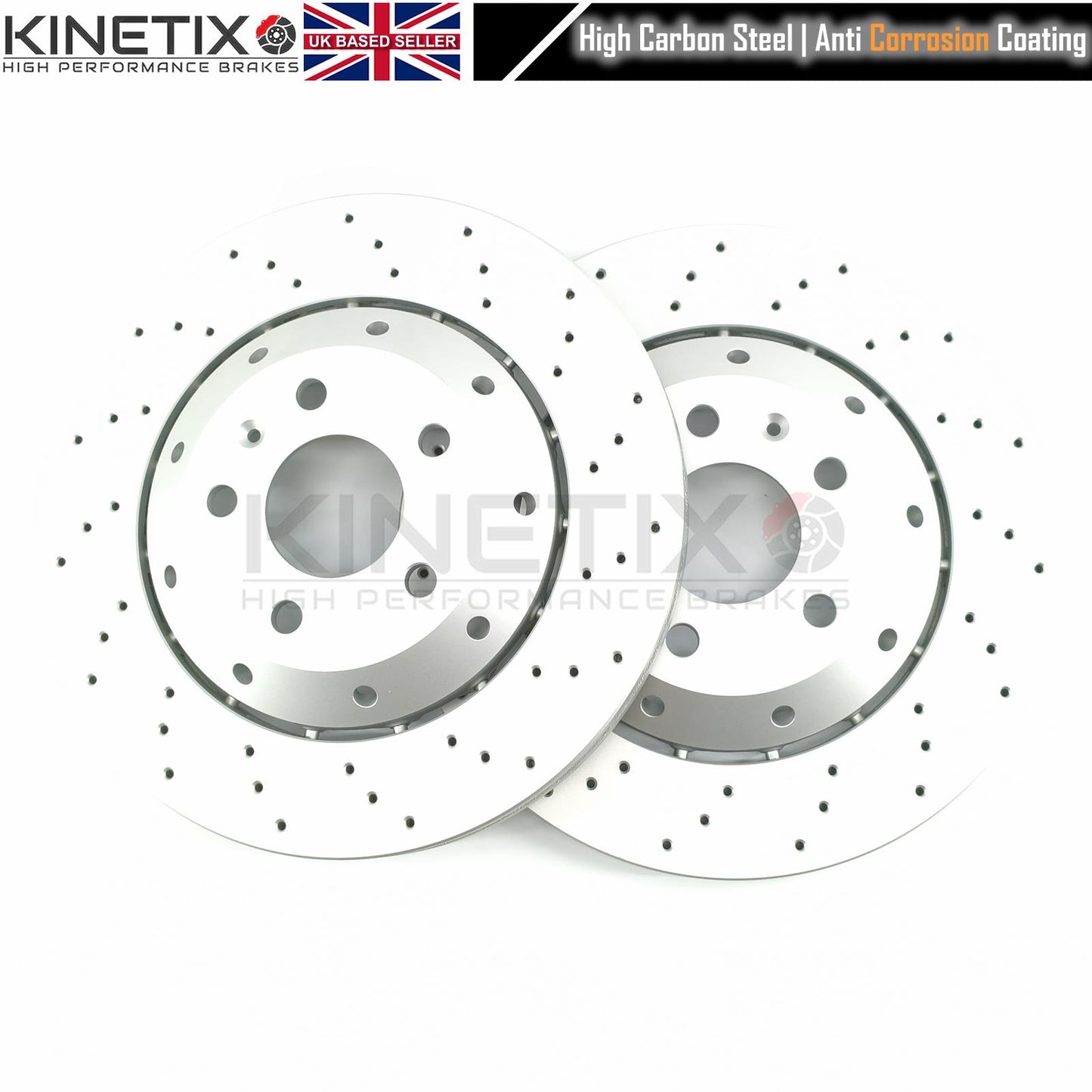 FOR AUDI RS4 B7 (06-08) DRILLED FRONT REAR BRAKE DISCS RACING PADS 365mm 324mm