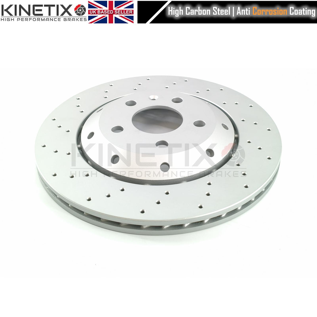 FOR AUDI RS4 B7 (2006-2008) DRILLED FRONT REAR BRAKE DISCS 365mm 324mm COATED