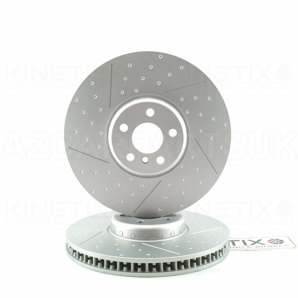 FOR BMW 530i G30 M SPORT FRONT REAR BRAKE DISCS 374mm 345mm DIMPLED GROOVED