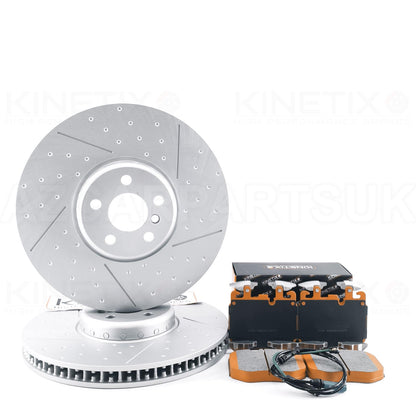 BMW 750i 750Li G11 G12 M SPORT M PERFORMANCE FRONT BRAKE DISCS PADS 374mm X 36mm