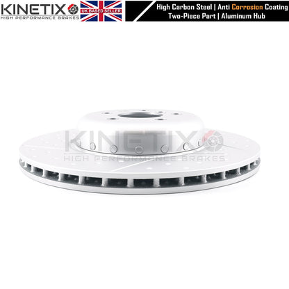 FOR BMW 530d 540d 540i M550d M550i M PERFORMANCE REAR BRAKE DISCS PADS 345mm