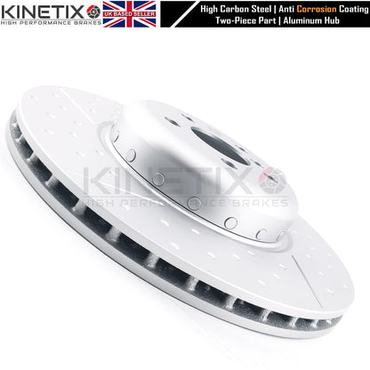 FOR BMW X3 X4 X5 X6 X7 30d 40d 40i M40d M40i REAR BRAKE DISCS PADS SENSOR 345mm