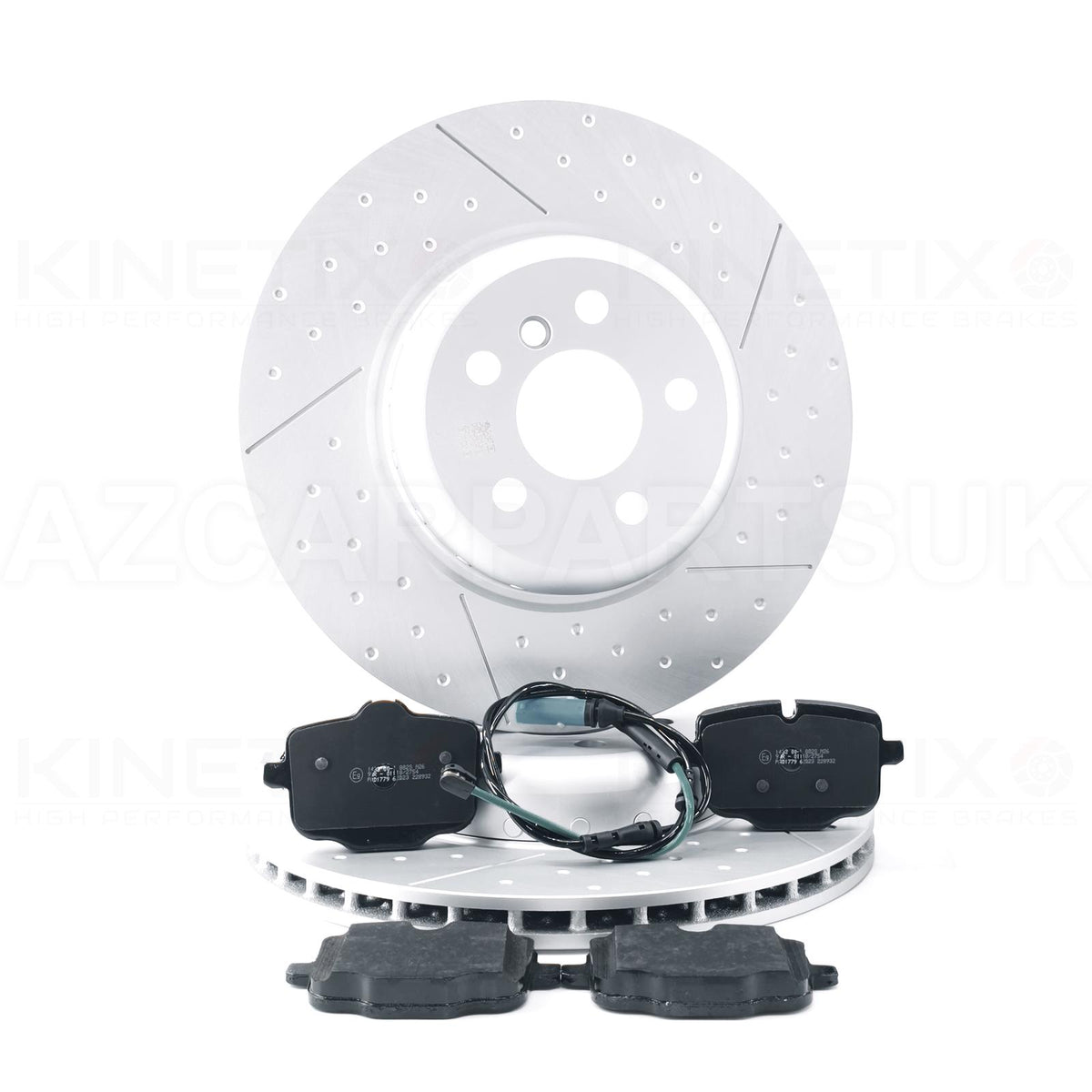 FOR BMW 640i 730d 740d 750i 840d 840i M PERFORMANCE REAR BRAKE DISCS PADS 345mm