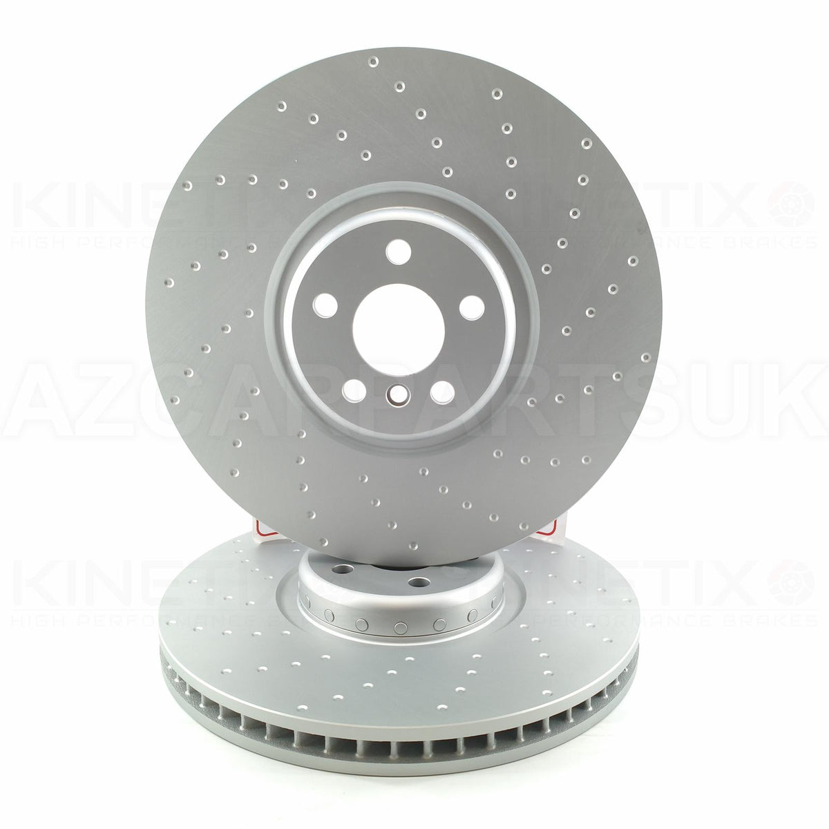 FOR BMW 745e 745Le G11 G12 M SPORT FRONT CROSS DIMPLED BRAKE DISCS PAIR 395mm