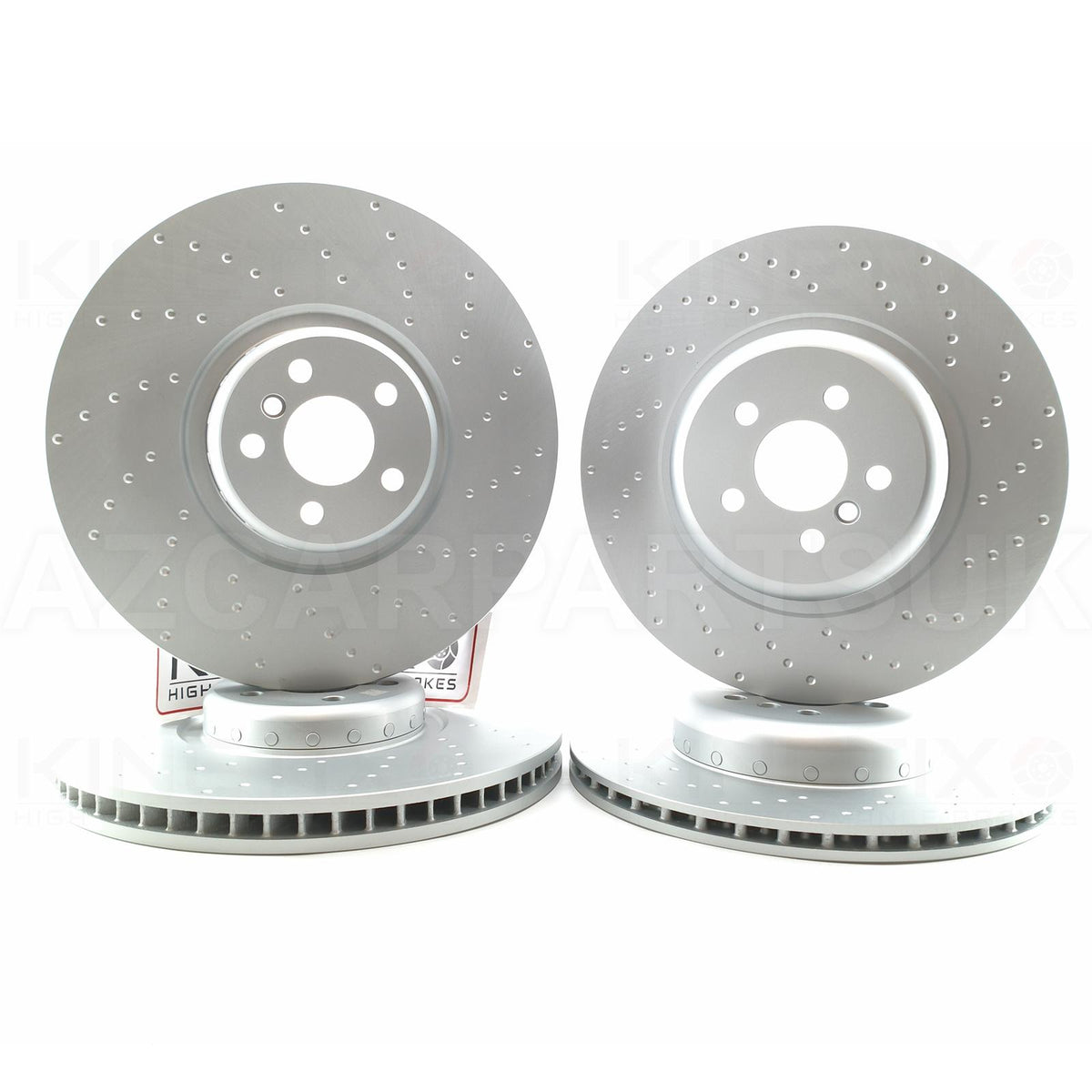 FOR BMW M 760i M 760Li G11 G12 DIMPLED FRONT REAR BRAKE DISCS PADS 395mm 370mm