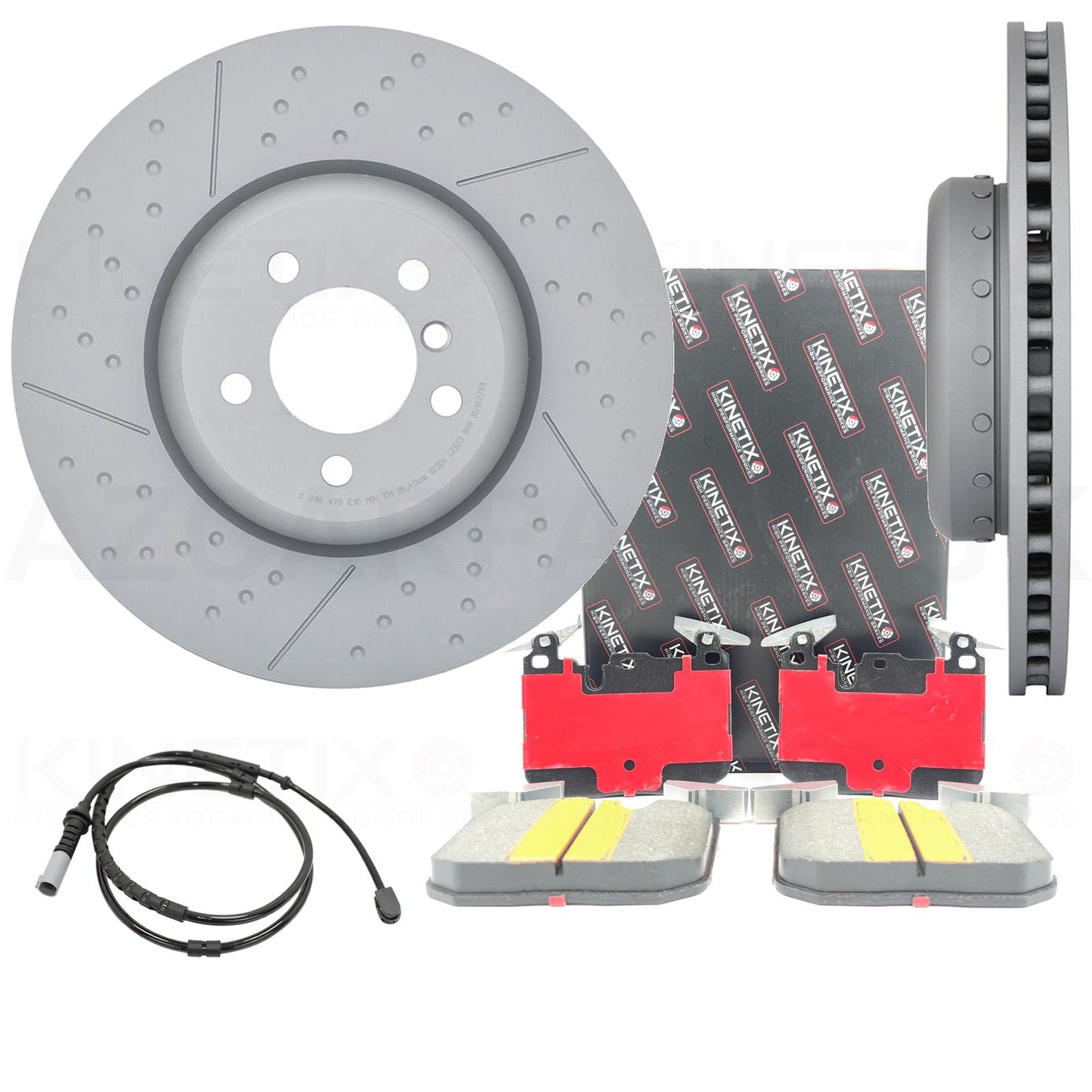 FOR BMW 330d 335d 430d 435d M SPORT PERFORMANCE FRONT BRAKE DISCS CERAMIC PADS