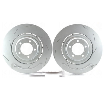 FOR PORSCHE PANAMERA 2.9 / 3.0 / 4.0 GTS / 4.0 S FRONT BRAKE DISCS CERAMIC RACING PADS & WEAR WIRE SENSOR LEADS 410mm X 38mm