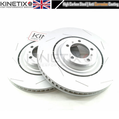 FOR PORSCHE PANAMERA 2.9 / 3.0 / 4.0 GTS / 4.0 S FRONT BRAKE DISCS CERAMIC RACING PADS & WEAR WIRE SENSOR LEADS 410mm X 38mm