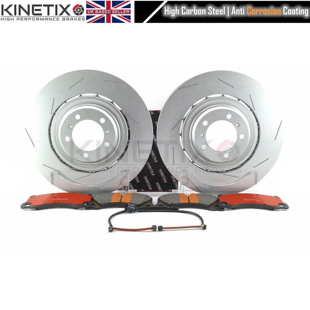 FOR PORSCHE PANAMERA 2.9/3.0/4.0 (2016-2023) 971 FRONT BRAKE DISCS CERAMIC RACING PADS & WEAR WIRE SENSOR LEADS 390mm X 38mm 971615301J | 971615301Q | 971615302J | 971615302Q