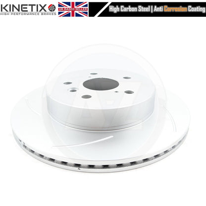 FOR TOYOTA YARIS GR 2020- REAR LEFT RIGHT BRAKE DISCS MINTEX RACING PADS 297mm