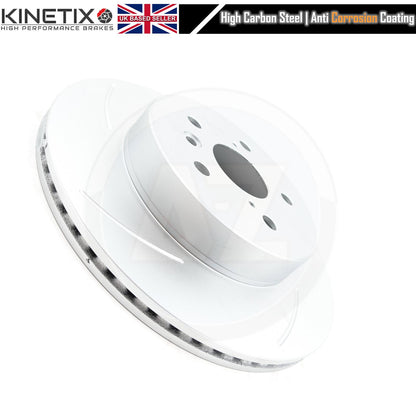 FOR TOYOTA YARIS GR 2020- REAR LEFT RIGHT BRAKE DISCS MINTEX RACING PADS 297mm