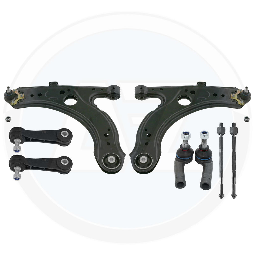 FRONT SUSPENSION WISHBONE CONTROL ARMS BALL JOINTS LINKS TRACK TIE ROD ENDS