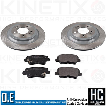 FOR HYUNDAI TUCSON 1.6 1.7 2.0 FRONT REAR BRAKE DISCS BRAKE PADS 320mm 302mm