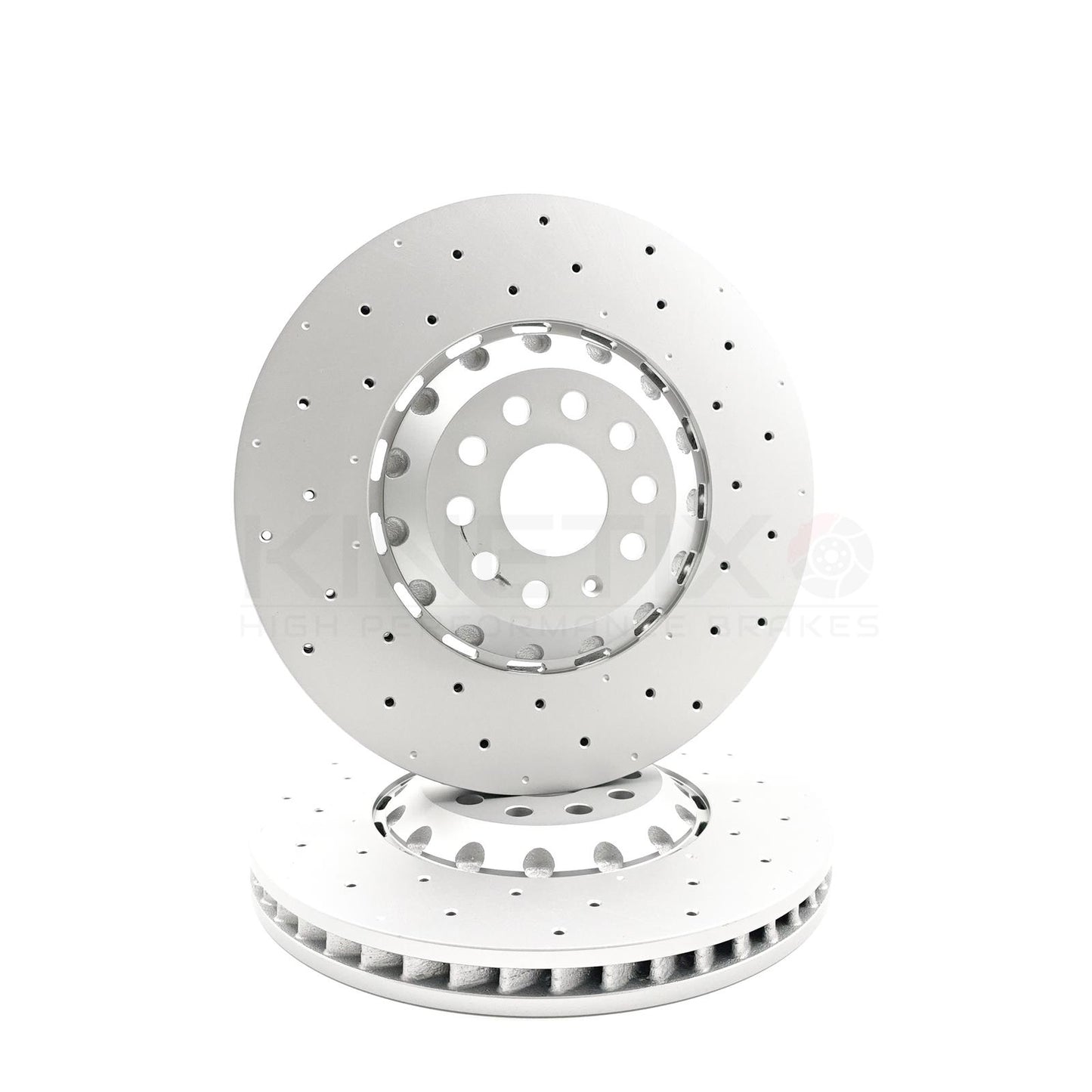 FOR VW GOLF R MK8/8.5 DRILLED FRONT REAR BRAKE DISCS PADS 357mm 310mm 5WA615301A