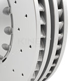 FOR VW ARTEON R GOLF R TIGUAN R 2.0 R FRONT BRAKE DISCS PAIR 357mm 5WA615301A