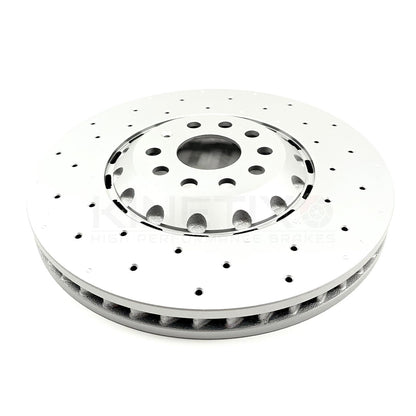 FOR VW GOLF R MK8/8.5 DRILLED FRONT REAR BRAKE DISCS PADS 357mm 310mm 5WA615301A