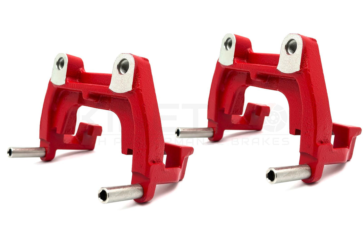 FOR AUDI SEAT SKODA VW REAR BRAKE CALIPER CARRIER SLIDER BRACKET PAIR