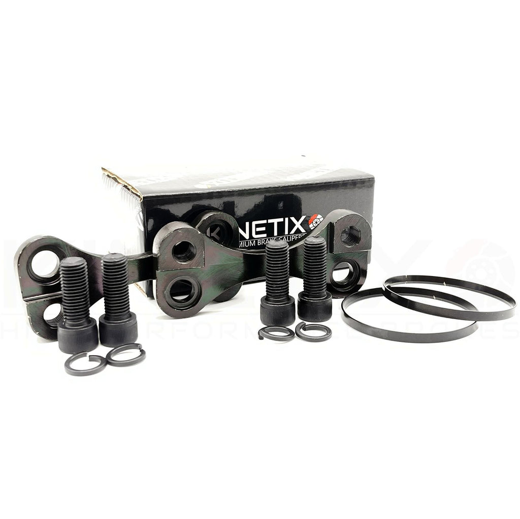 FOR S3 RS3 TTS TTRS GOLF R GTI MK7 REAR 356mm BIG BRAKE DISCS UPGRADE ADAPTERS