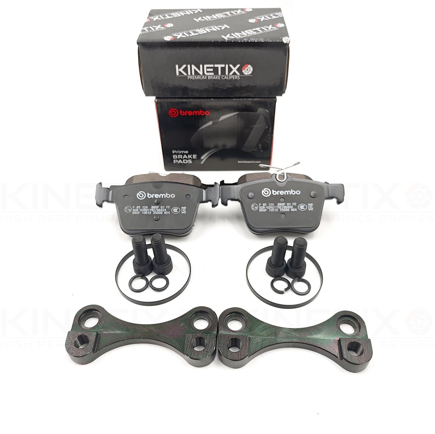 FOR AUDI CUPRA SEAT SKODA VW REAR 310mm TO 356mm BIG BRAKE CONVERSION BRACKET -1