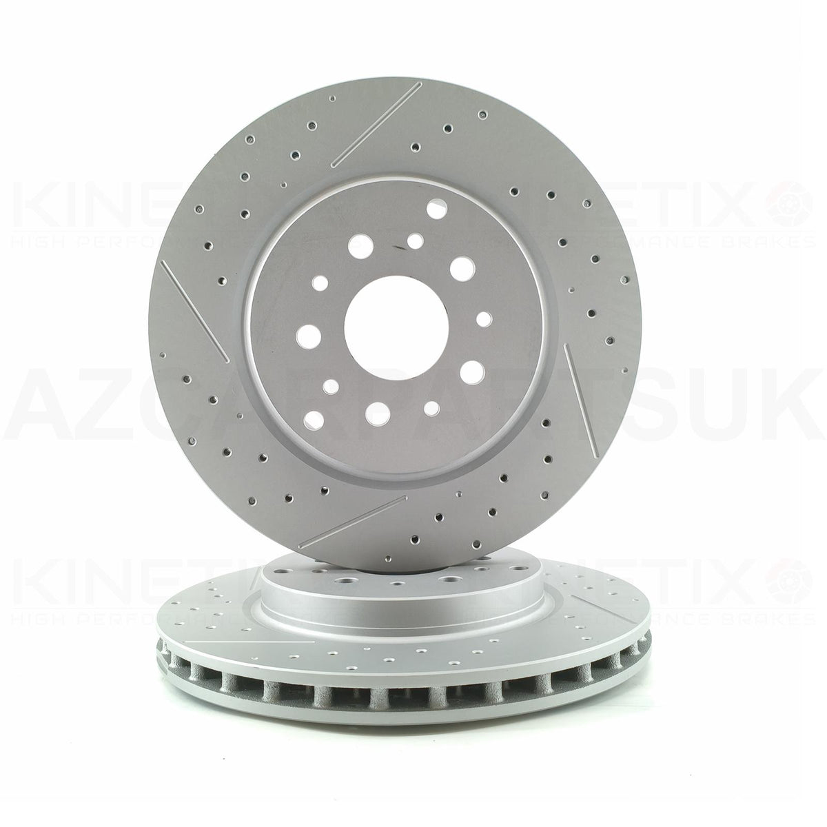 FOR MASERATI GRANTURISMO GRANCABRIO 4.7 V8 4.7 S FRONT REAR BRAKE DISCS FR/RR 360mm 330mm KINETIX 257141 | 221253 | 228411