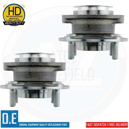 FOR NISSAN QASHQAI MK2 RENAULT 2X FRONT AXLE WHEEL BEARING HUB KIT BRAND NEW