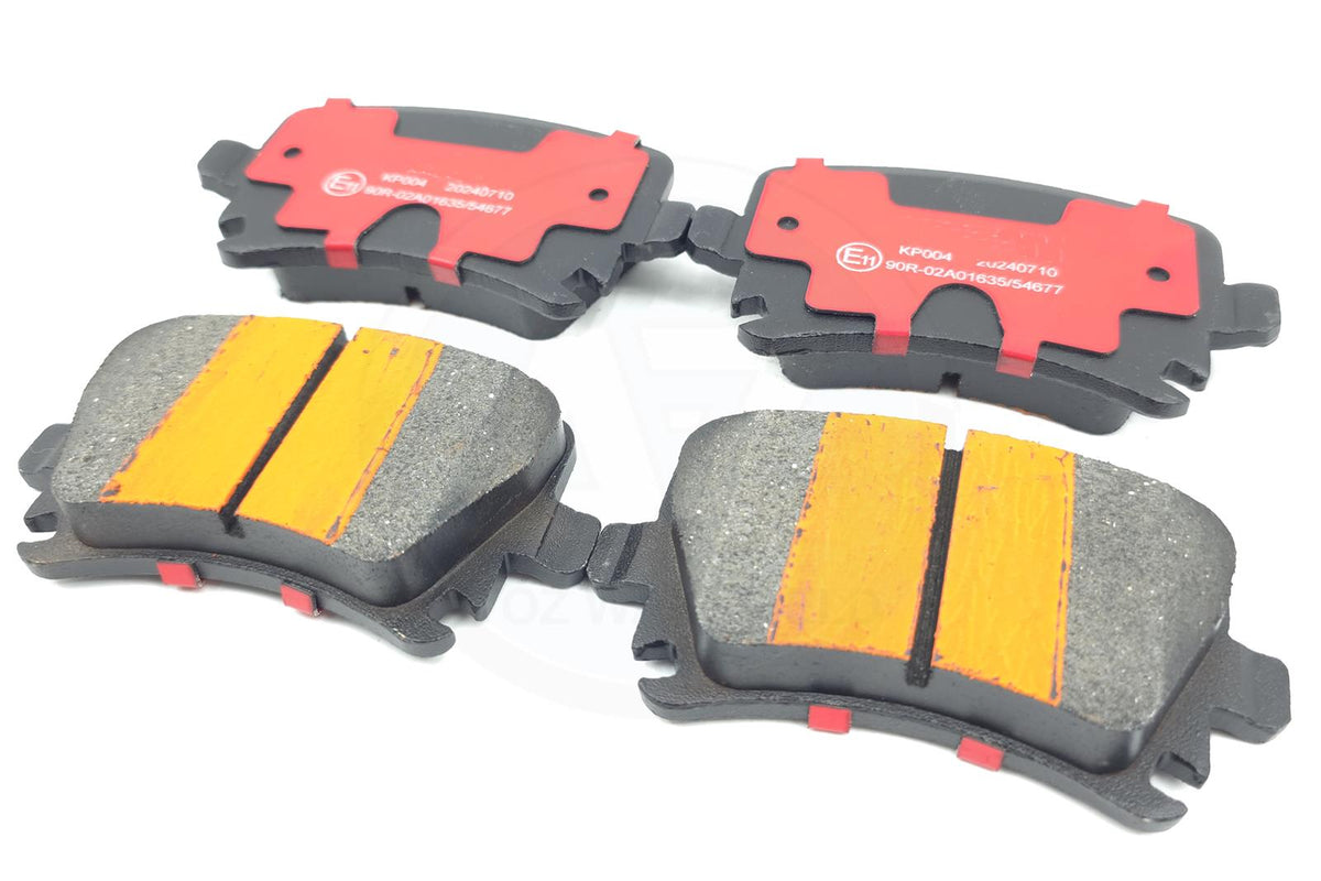 FOR VW GOLF R 2.0 R MK6 REAR TWO PIECE FLOATING BRAKE DISCS CERAMIC PADS 310mm