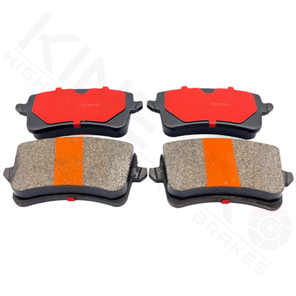 FOR AUDI S4 S5 S6 S7 S8 RS4 RS5 RS6 RS7 REAR PERFORMANCE BRAKE PADS SET