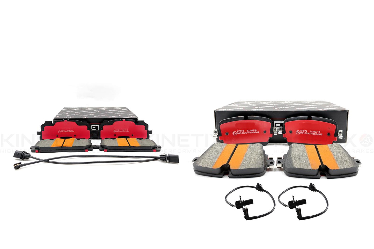 FOR AUDI A6 A7 A8 Q7 Q8 FRONT REAR BRAKE PADS WEAR WIRE SENSORS
