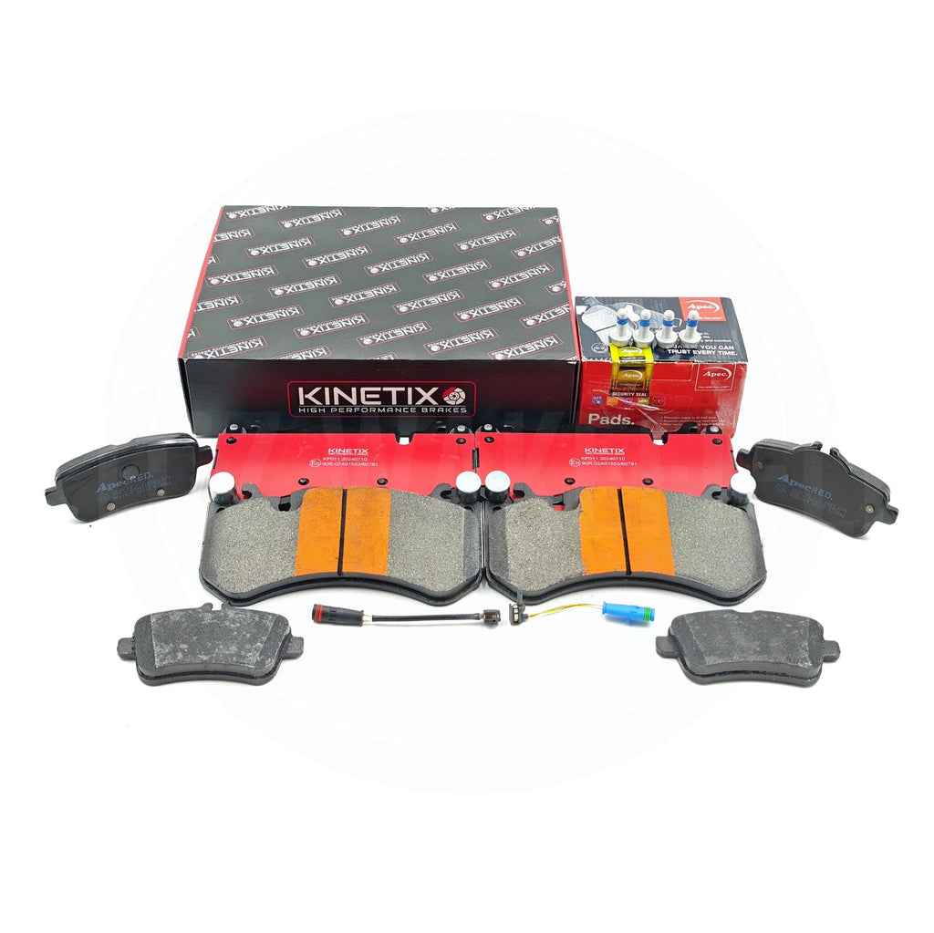 FOR MERCEDES GL63 GLE63 GLS63 ML63 AMG FRONT REAR BRAKE PADS & SENSORS